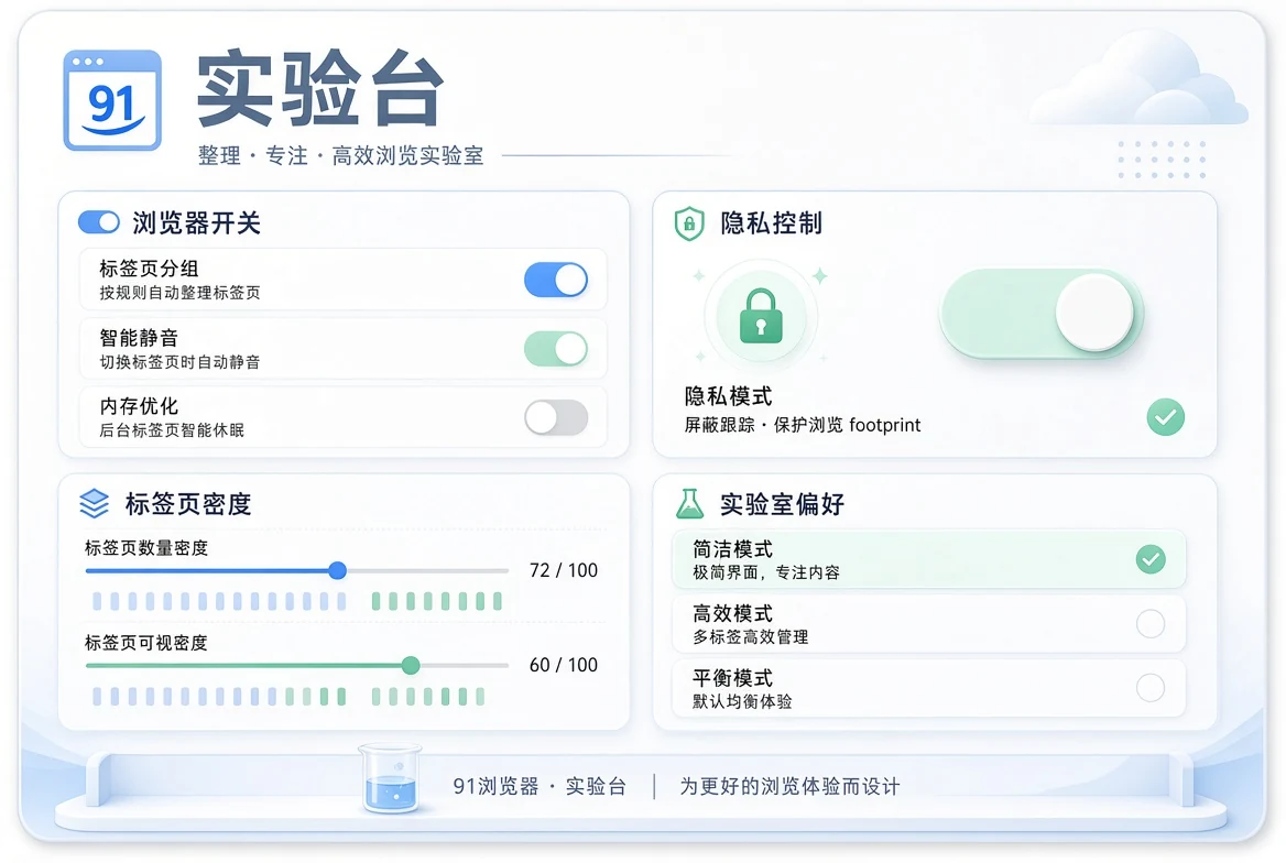 验台浏览体验说明